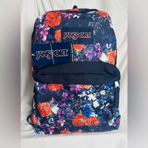 NWT JanSport SuperBreak Morning Bloom Floral Backpack